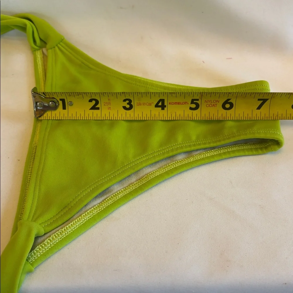 VINTAGE 1980’s BRAZILIAN STRING TIE THONG MULTICOLOR BIKINI SET - G/L - Picture 7 of 12